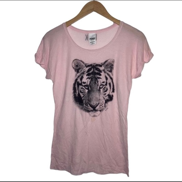 PINK Victoria's Secret Tops - Pink Victoria’s  Secret Tiger Tee Shirt S